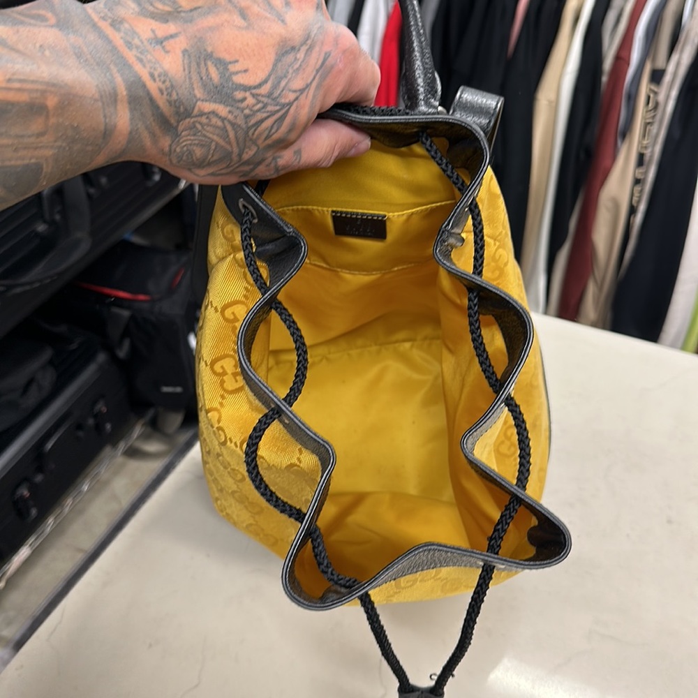 Gucci Gold Back Pack - Picture 4 of 6